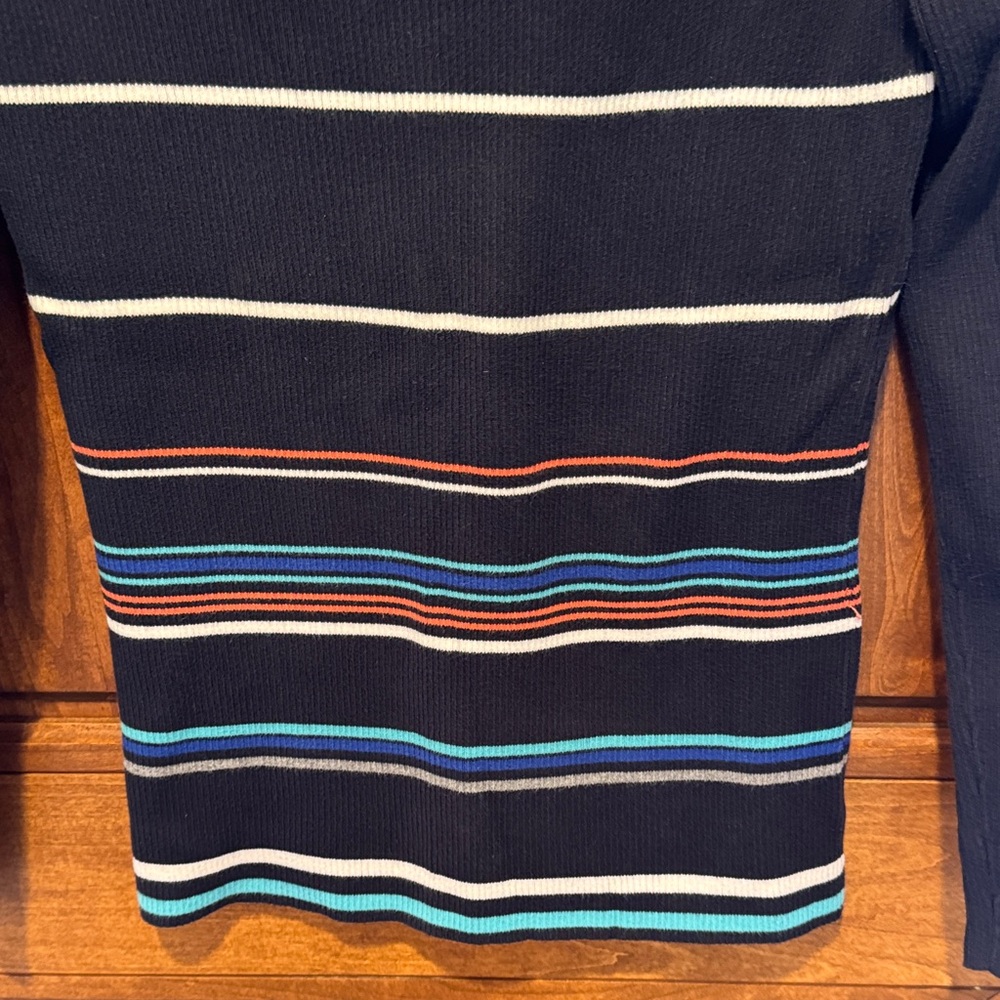 Liz Claiborne Multicolor Striped Knit Top - Picture 4 of 7